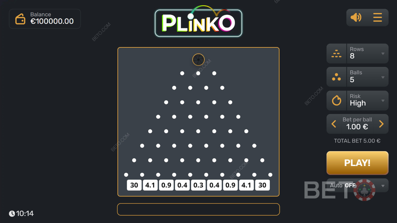 Funcionalidades de bónus explicadas em Plinko por Gaming Corps