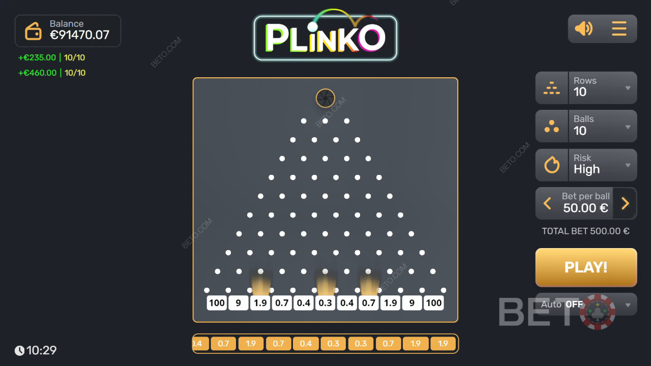 Slot Plinko - O nosso veredito