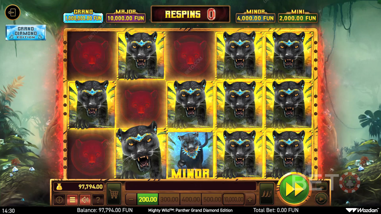 Mighty Wild: Panther Grand Diamond Edition Avaliação por BETO Slots