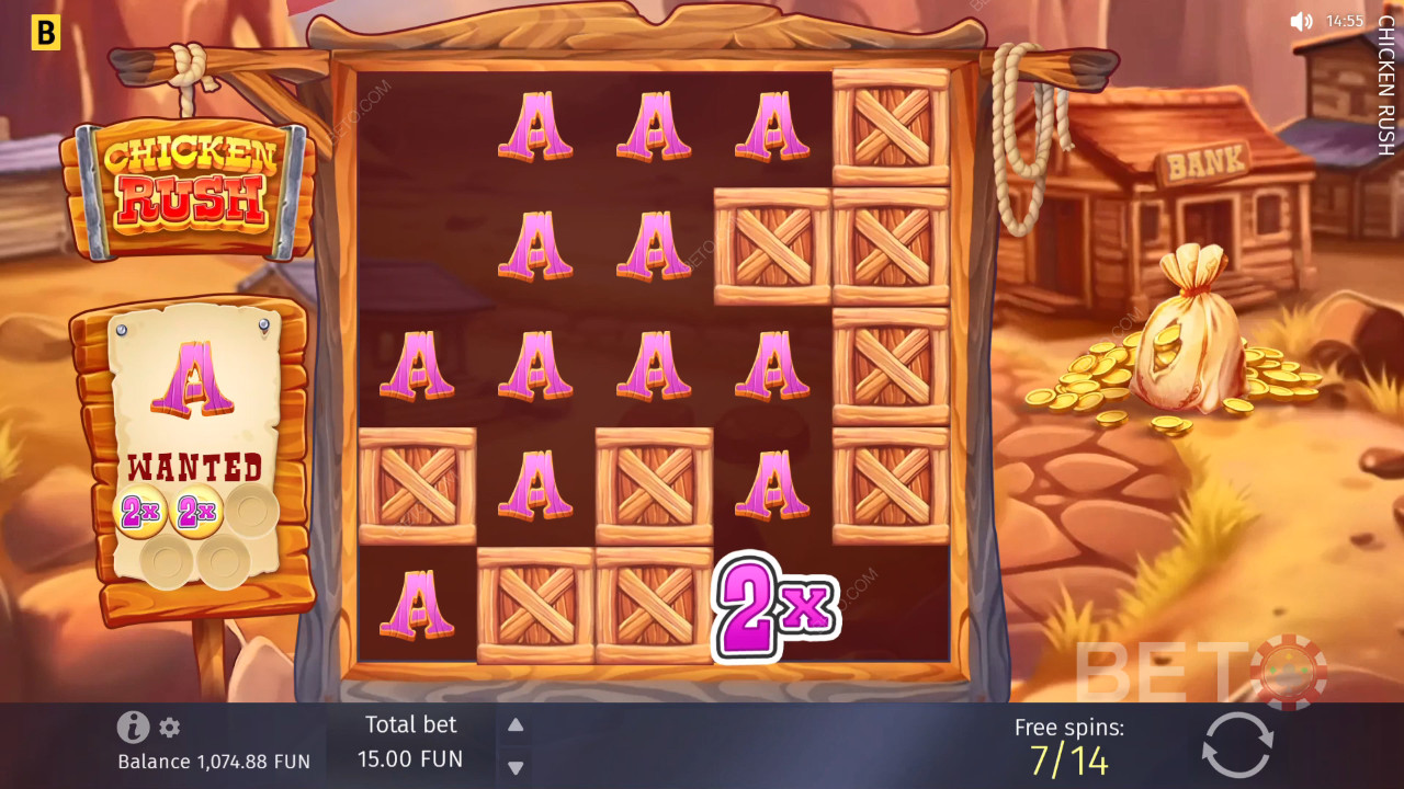 Funcionalidades de bónus explicadas em Chicken Rush por BGAMING