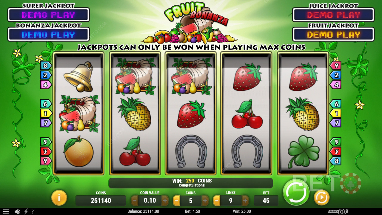 Fruit Bonanza Resenha feita por BETO Slots
