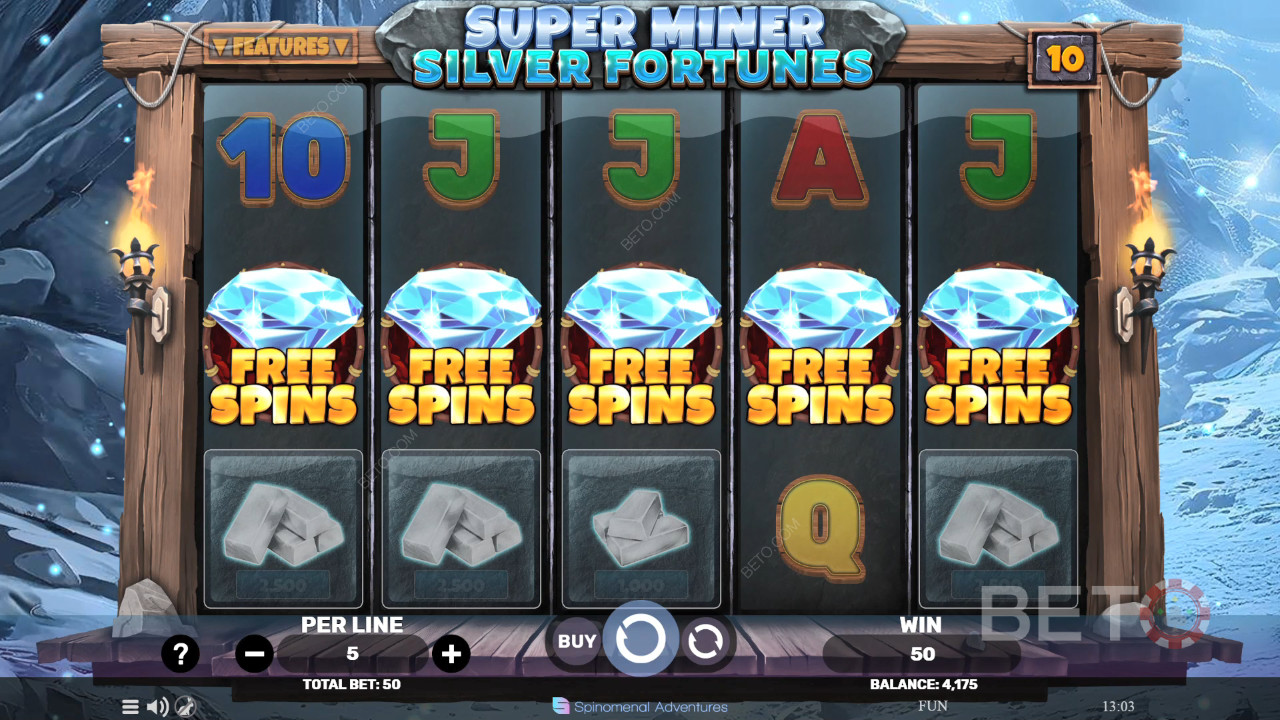 Super Miner Silver Fortunes Jogo Grátis