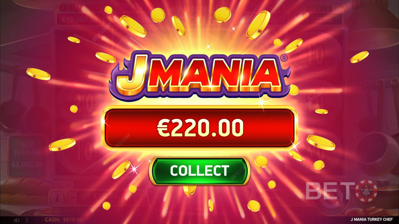 Ganhe 3.910x a sua aposta na slot J Mania Turkey Chef!
