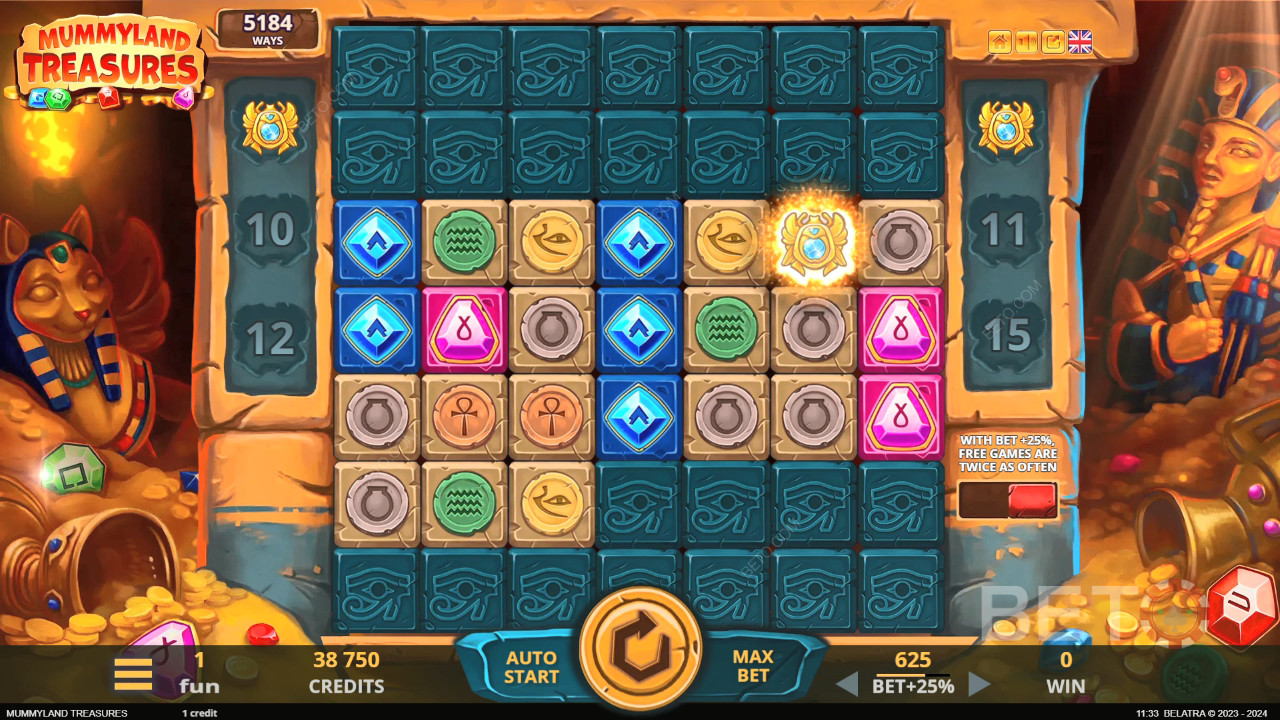 Mummyland Treasures Jogo Grátis