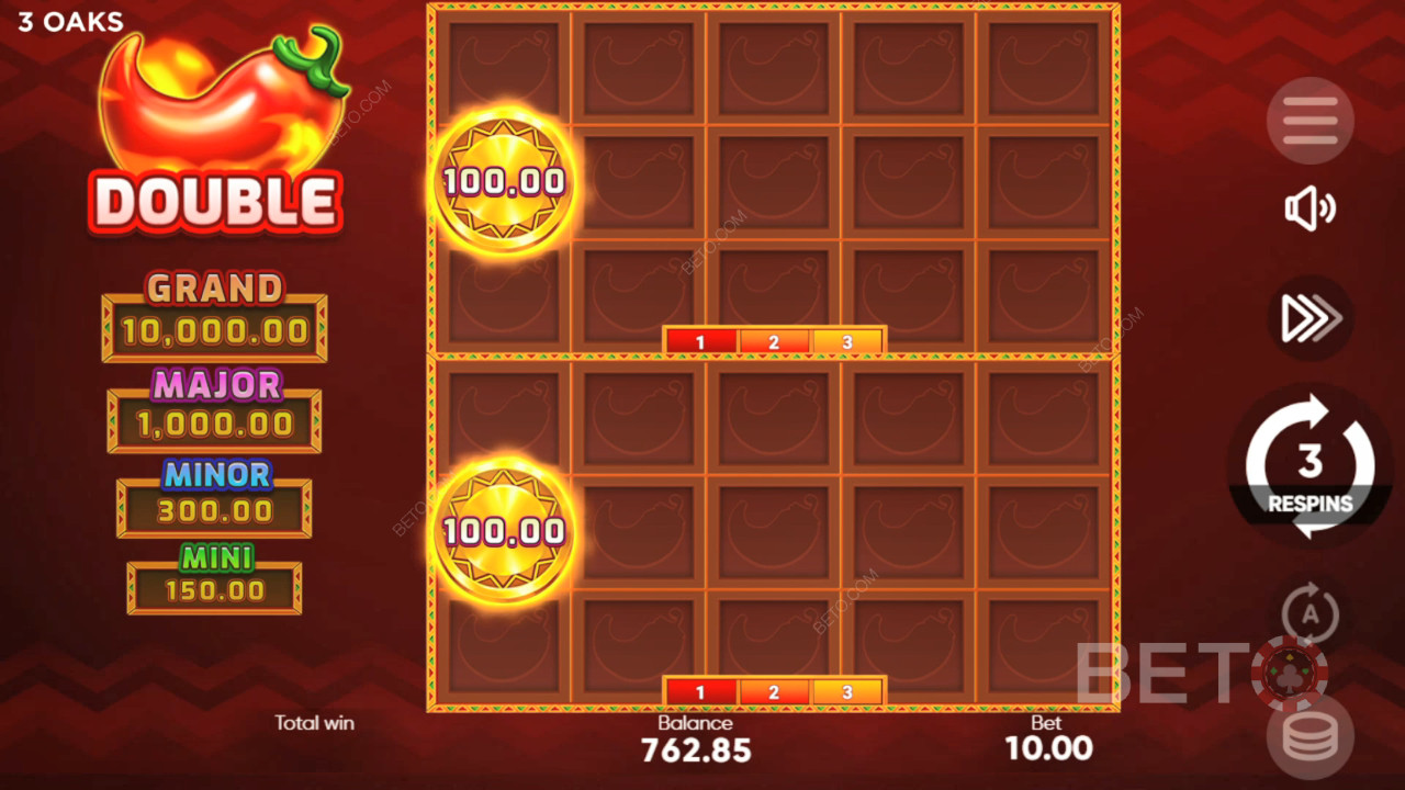 Ganhe 1.000x a sua aposta na Slot 3 Hot Chillies!