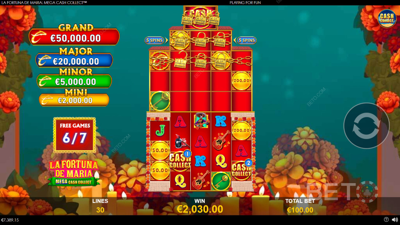 La Fortuna de Maria: Mega Cash Collect Jogo Grátis