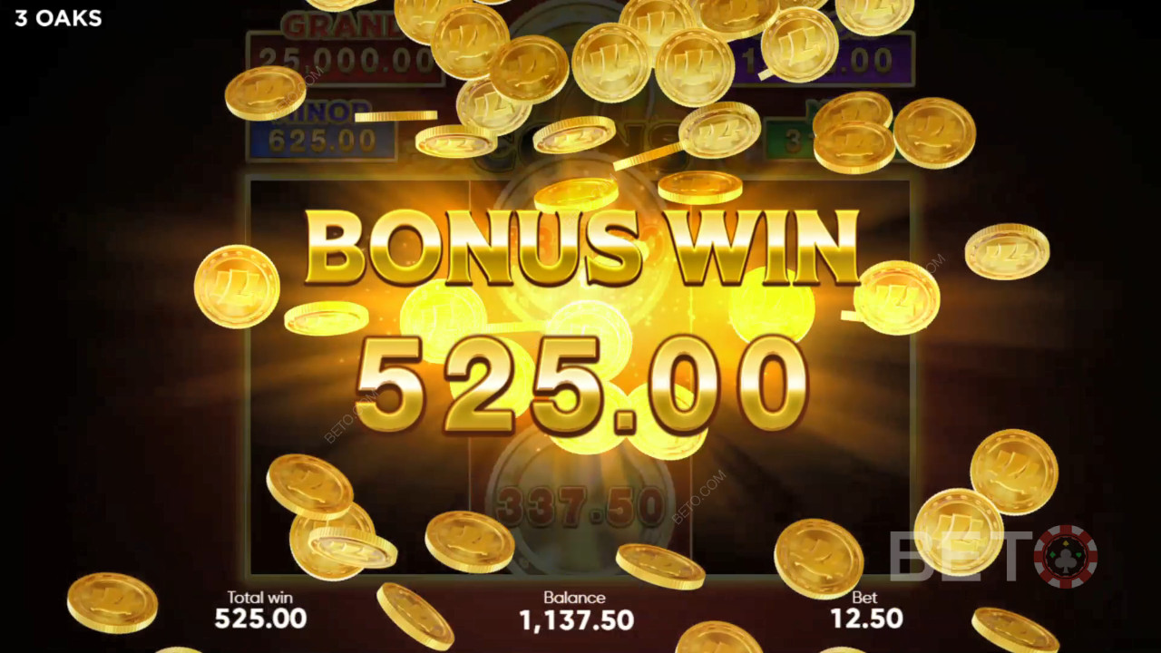Funcionalidades de bónus explicadas em 777 Coins da 3 Oaks Gaming