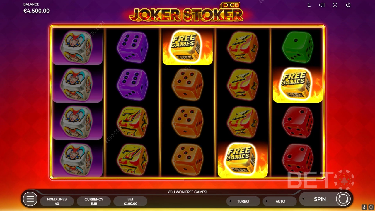 Joker Stoker Dice Jogo Grátis