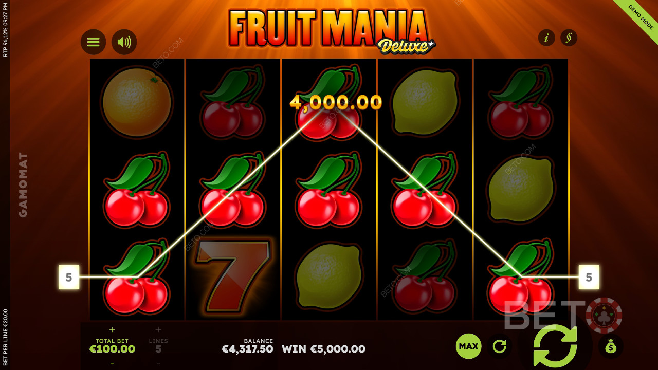 Fruit Mania Deluxe Avaliação por BETO Slots