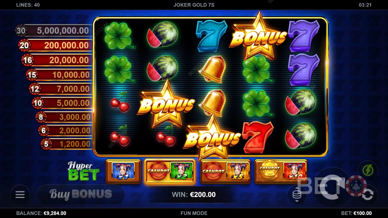 Joker Gold 7s Jogo Grátis