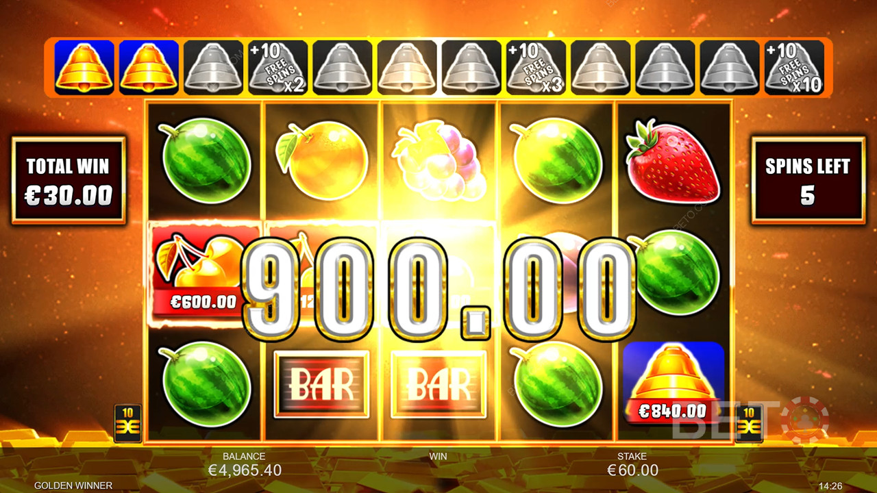 Veredicto sobre a slot online Golden Winner