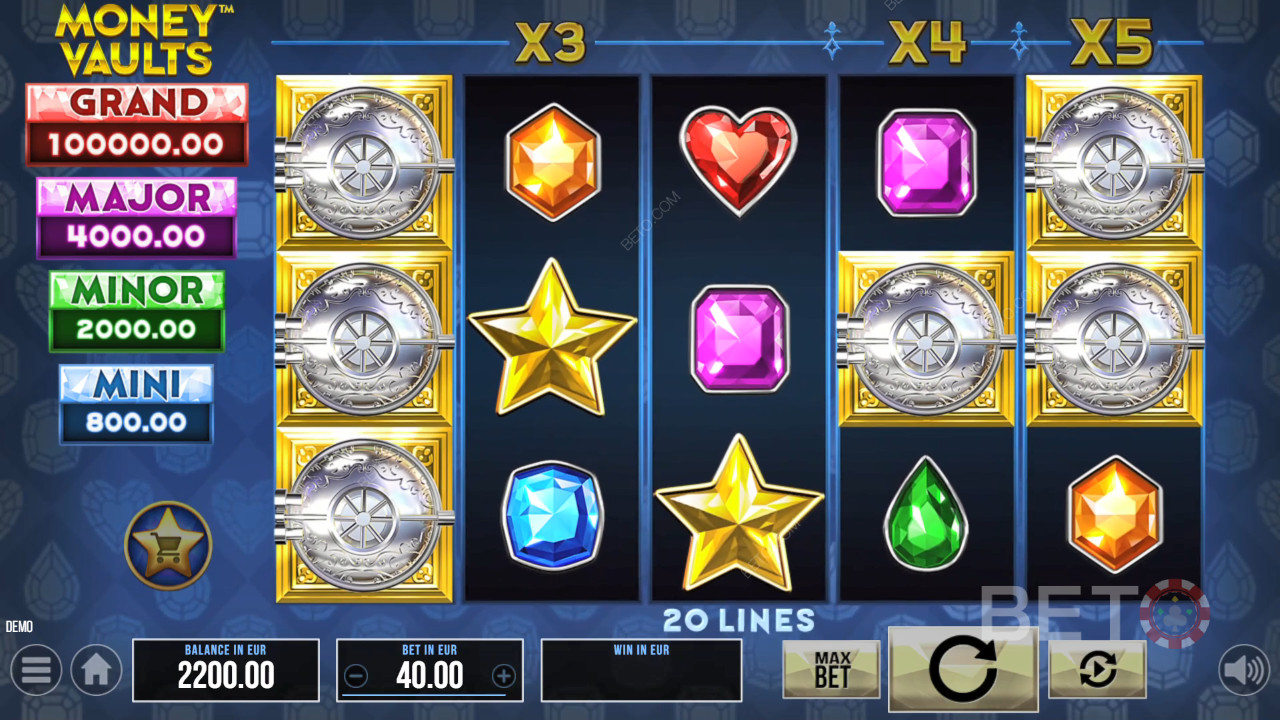 Money Vaults Jogo Grátis