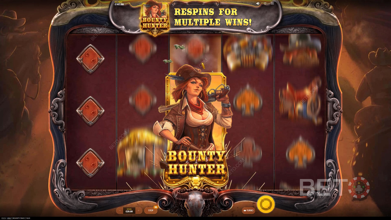 Característica especial de Bounty Hunter do Bounty Raid