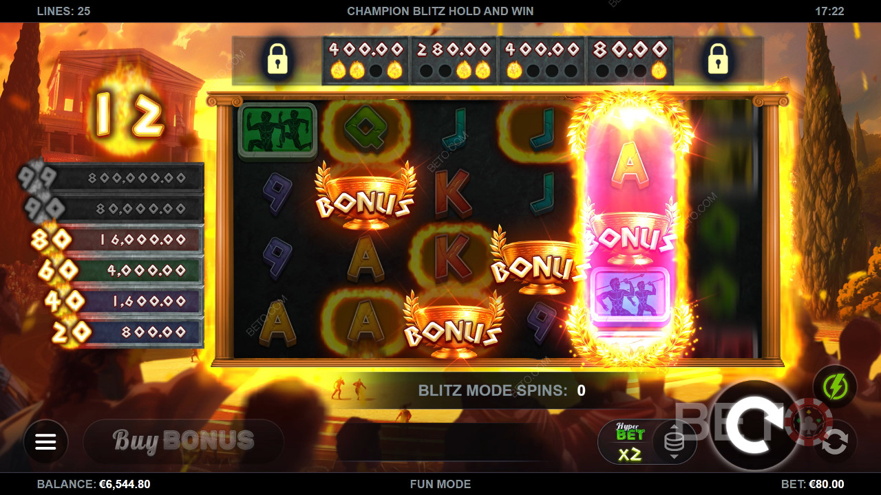 Champion Blitz Hold and Win Jogo Grátis