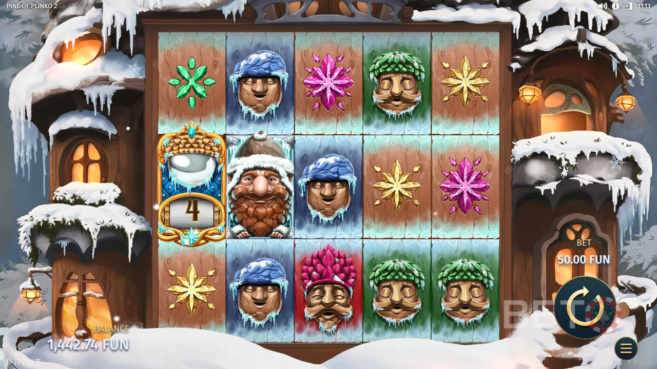 Ganhe 20.000x a sua aposta na slot de vídeo Pine of Plinko 2!
