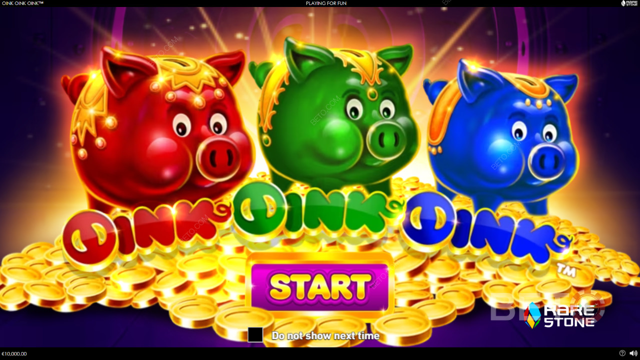 Ganhe 2.000x a sua aposta na Slot de Vídeo Oink Oink Oink!