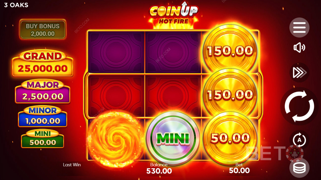 Coin Up: Hot Fire: Uma slot machine Deve rodar?