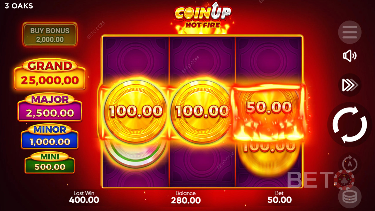 Coin Up: Hot Fire Jogo Grátis