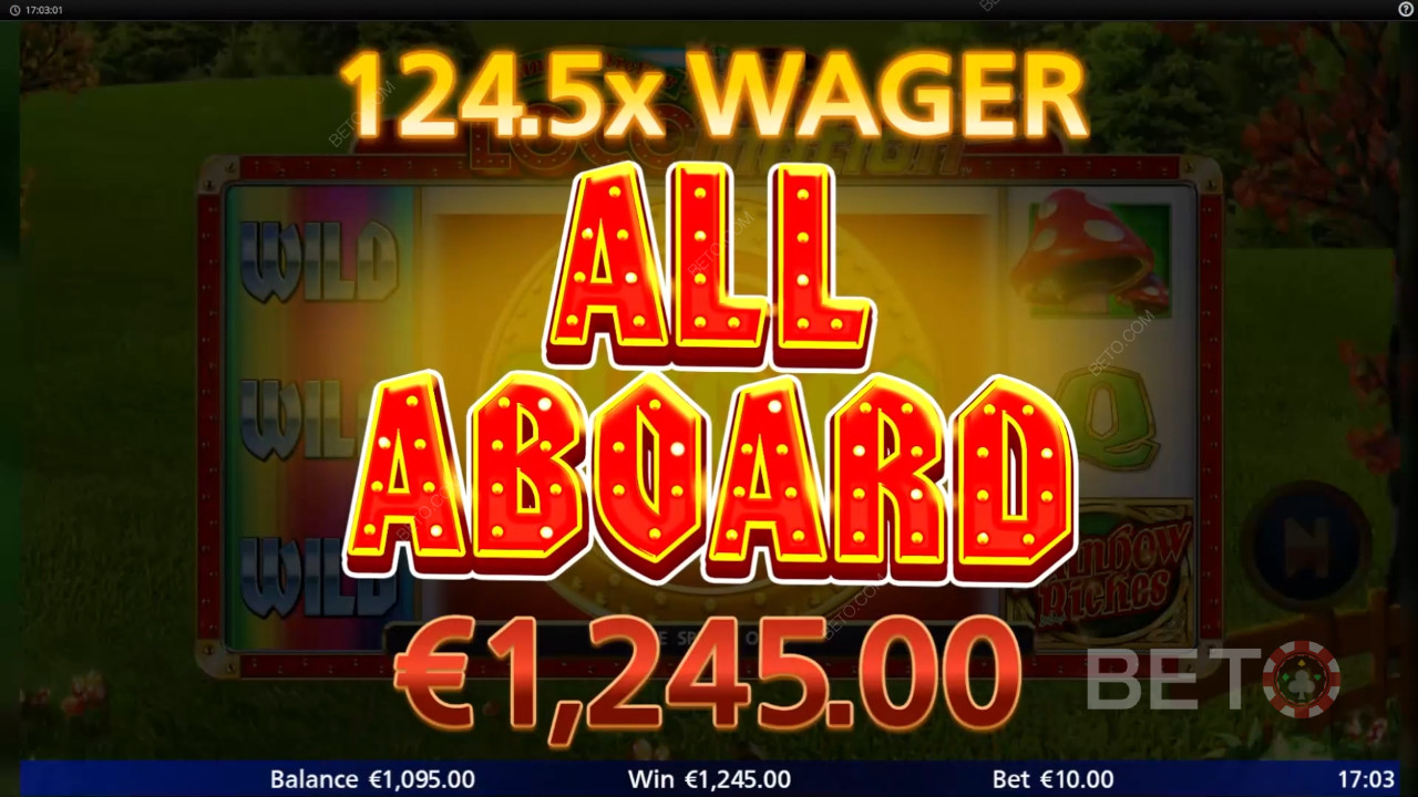 A slot Rainbow Riches Locomotion vale a pena?