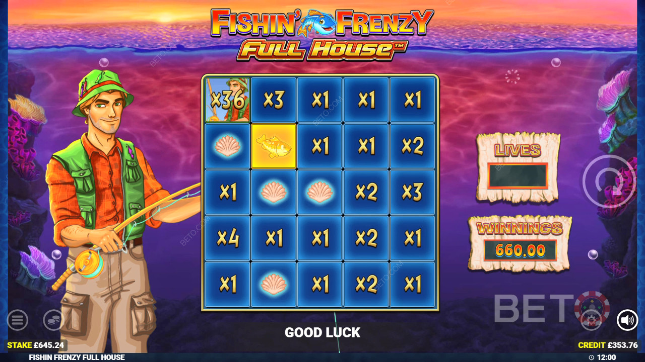 Ganhe 1.300x a sua aposta na Slot Online Fishin