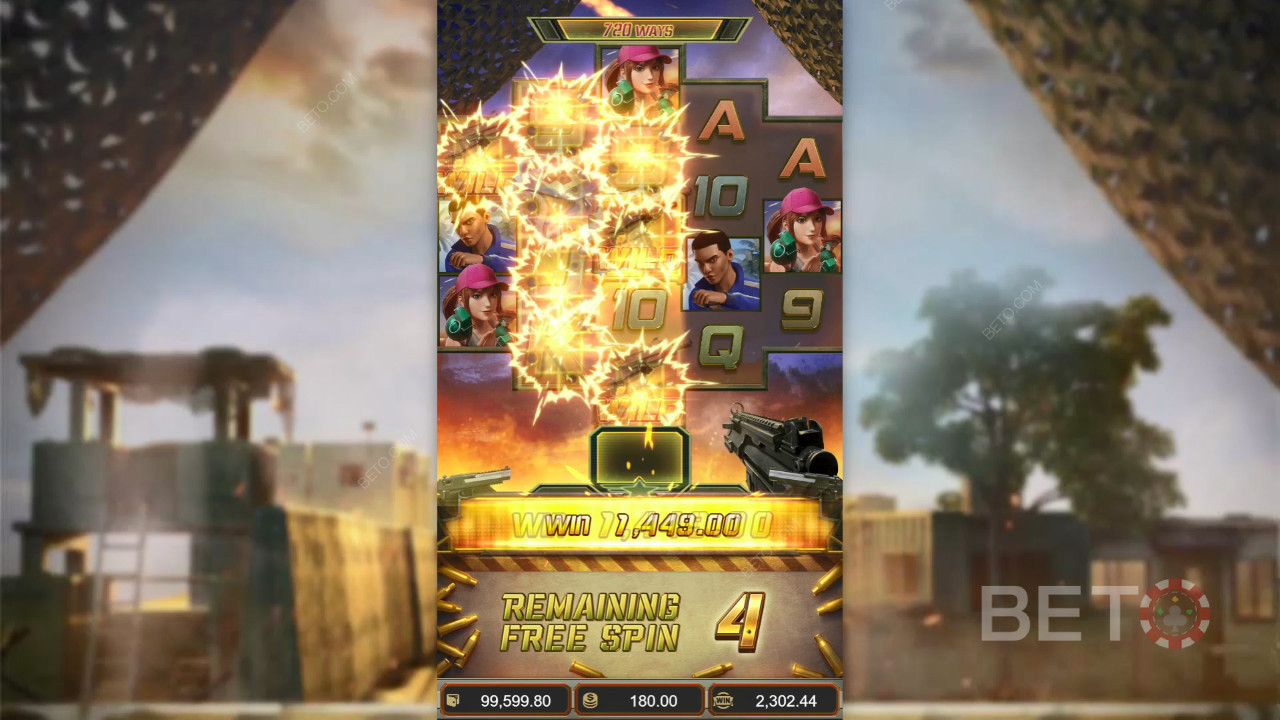 Slot de vídeo Battleground Royale - Veredicto final