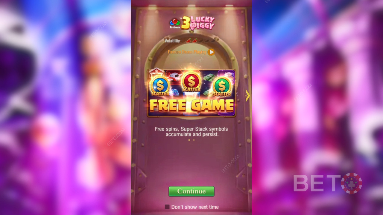 Ganhe 10.000x a sua aposta na Slot de Vídeo 3 Lucky Piggy!