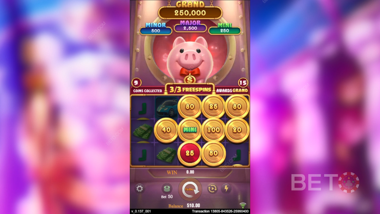 Como jogar o 3 Lucky Piggy da TaDa Gaming