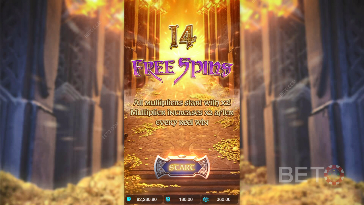 Ganhe 25.000x a sua aposta na Slot Asgardian Rising!