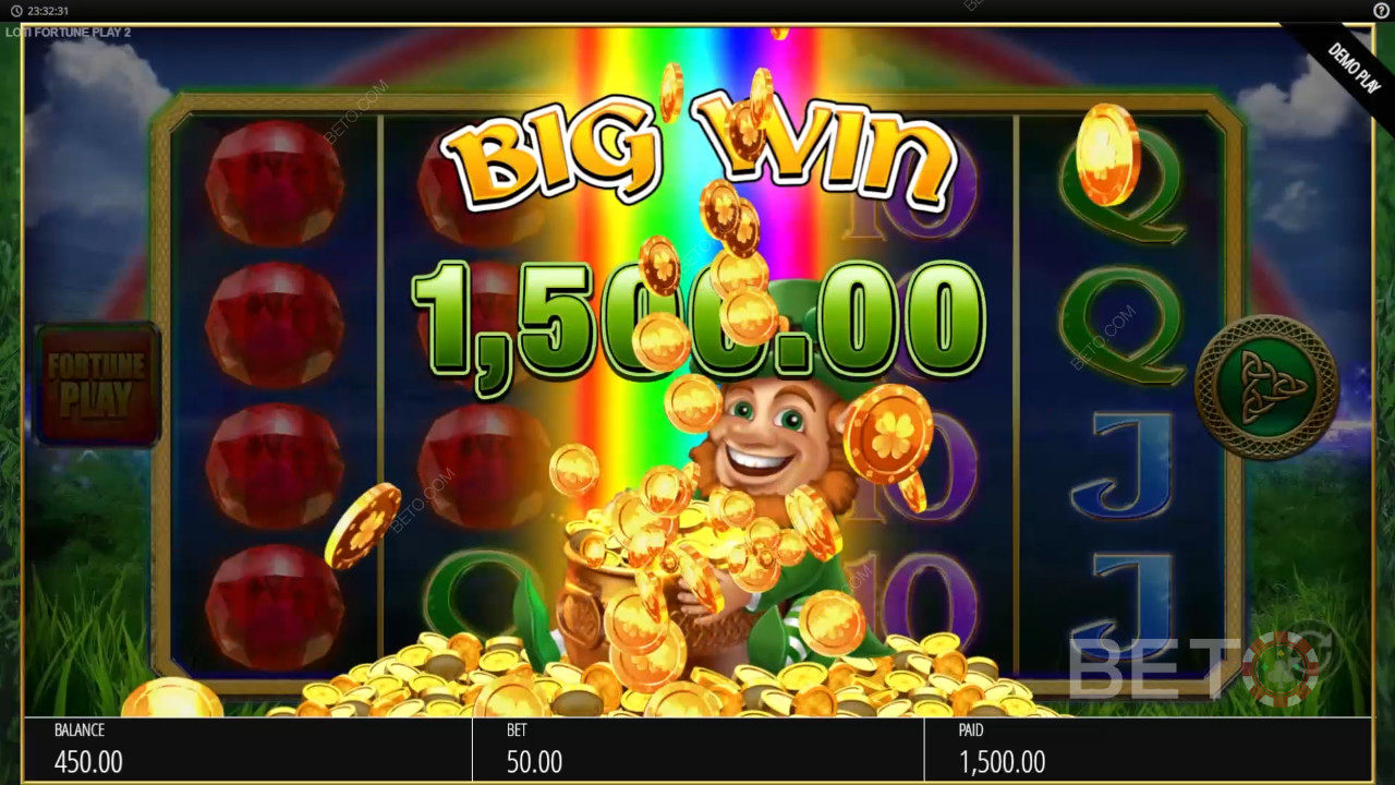 Ganhe 50.000x a sua aposta na slot machine Luck O The Irish Fortune Spins 2!