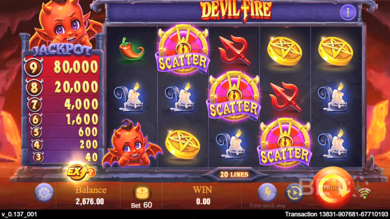Devil Fire Avaliação por BETO Slots