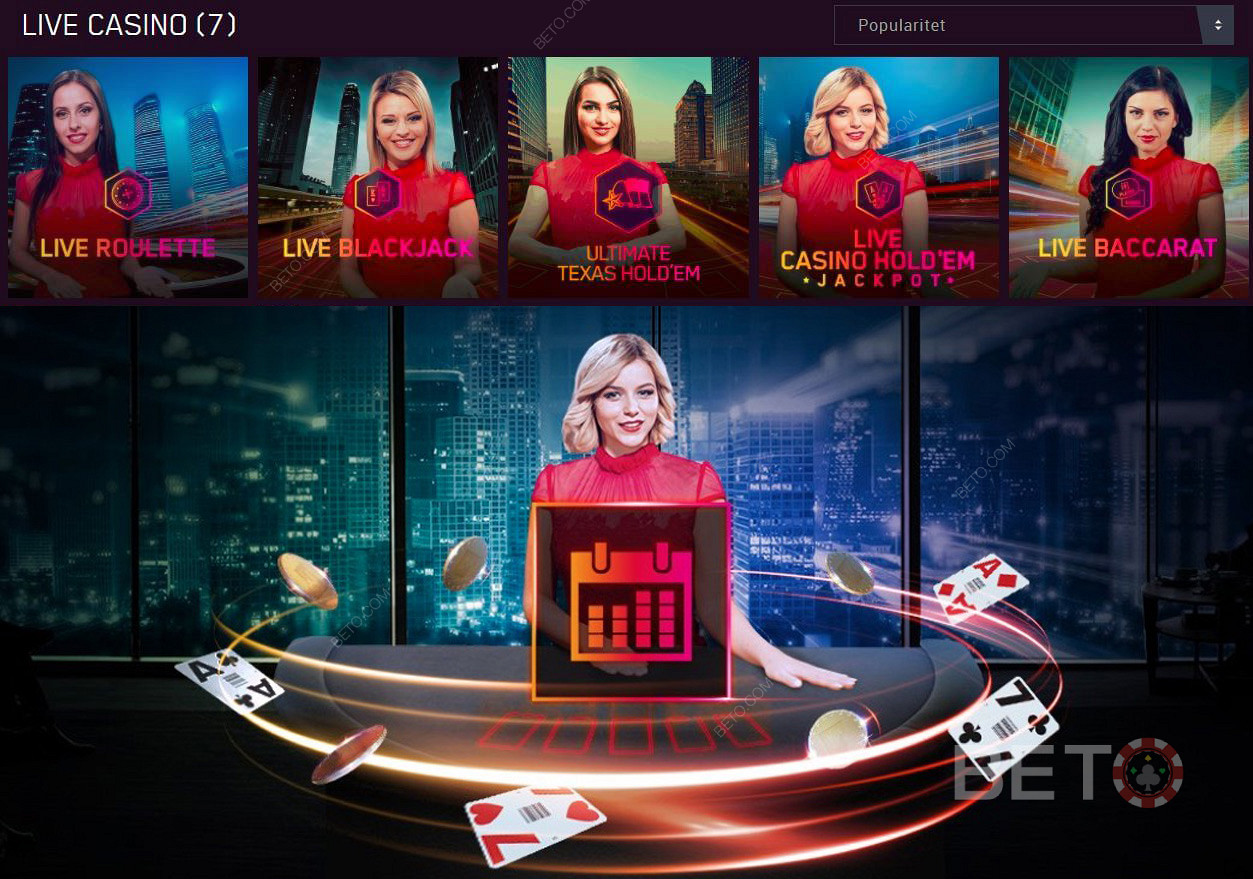 Jogar jogos de dealer ao vivo no Casino Maria. Jogos ao vivo online é o futuro.