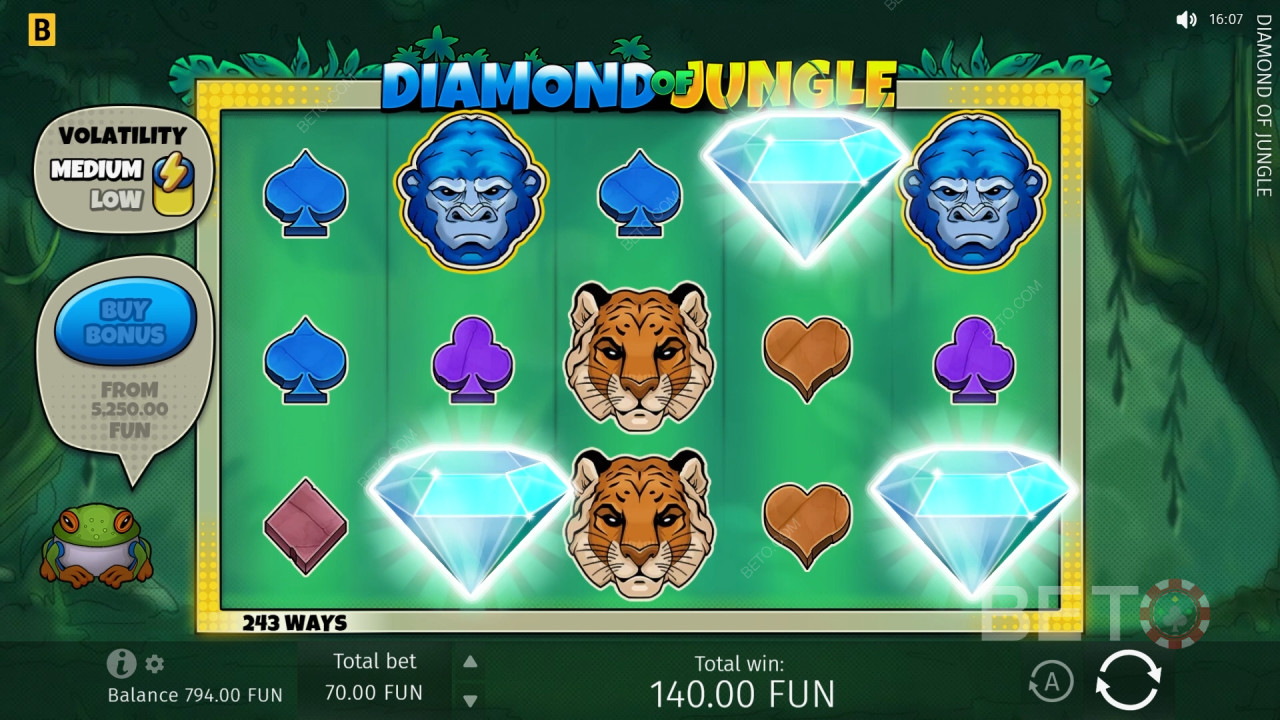 Diamond Of Jungle Jogo Grátis