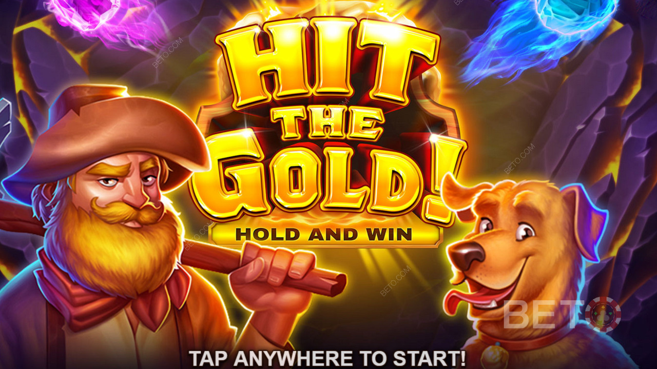 Desenterre riquezas desconhecidas e perdidas no vistoso título Hold & Win, Hit the Gold! Online Slot