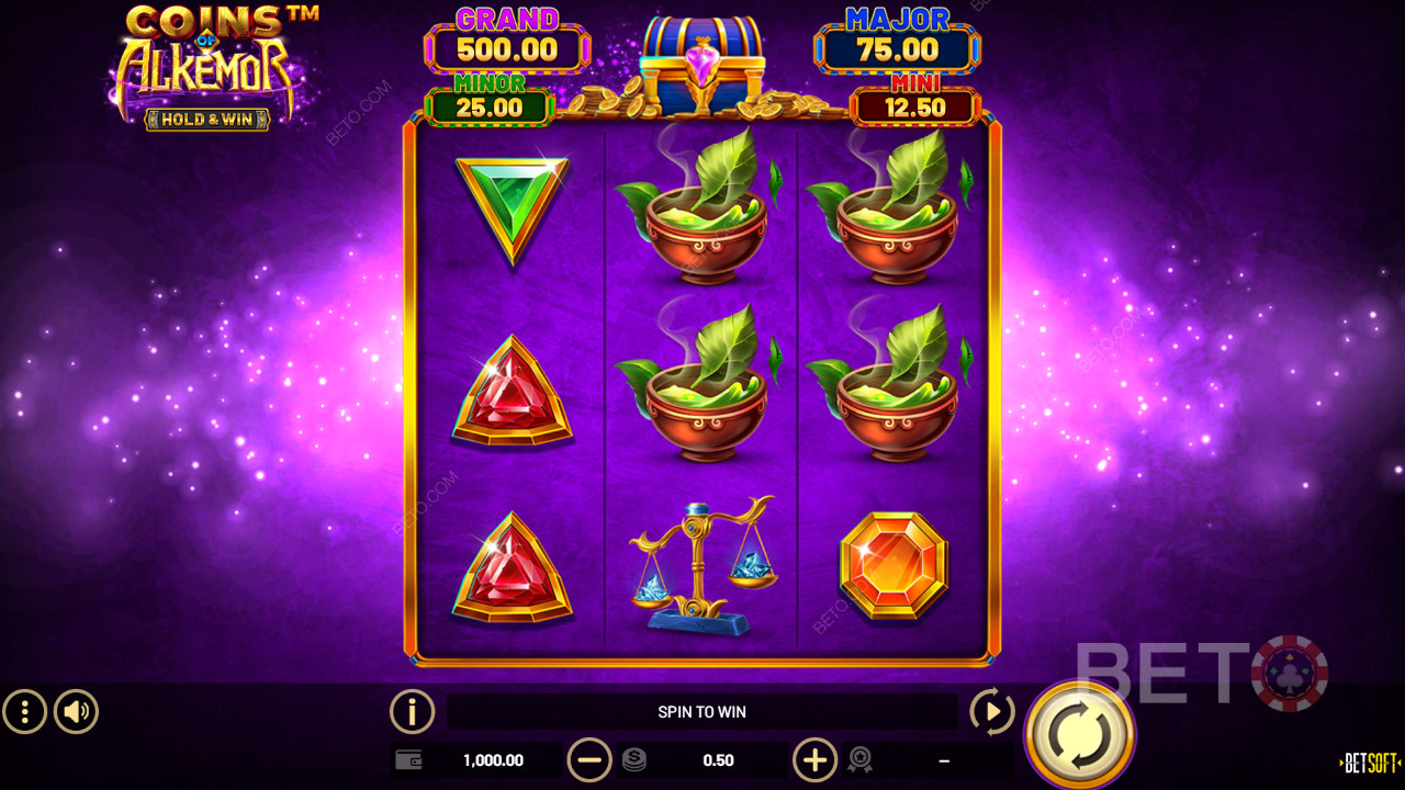 Coins of Alkemor - Slot de Vídeo "Hold & Win" - O Nosso Veredicto