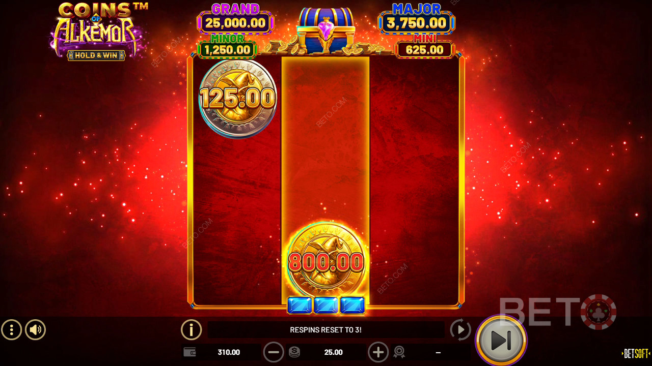 Ganhe 3.600x a sua aposta na slot Coins of Alkemor - Hold & Win!