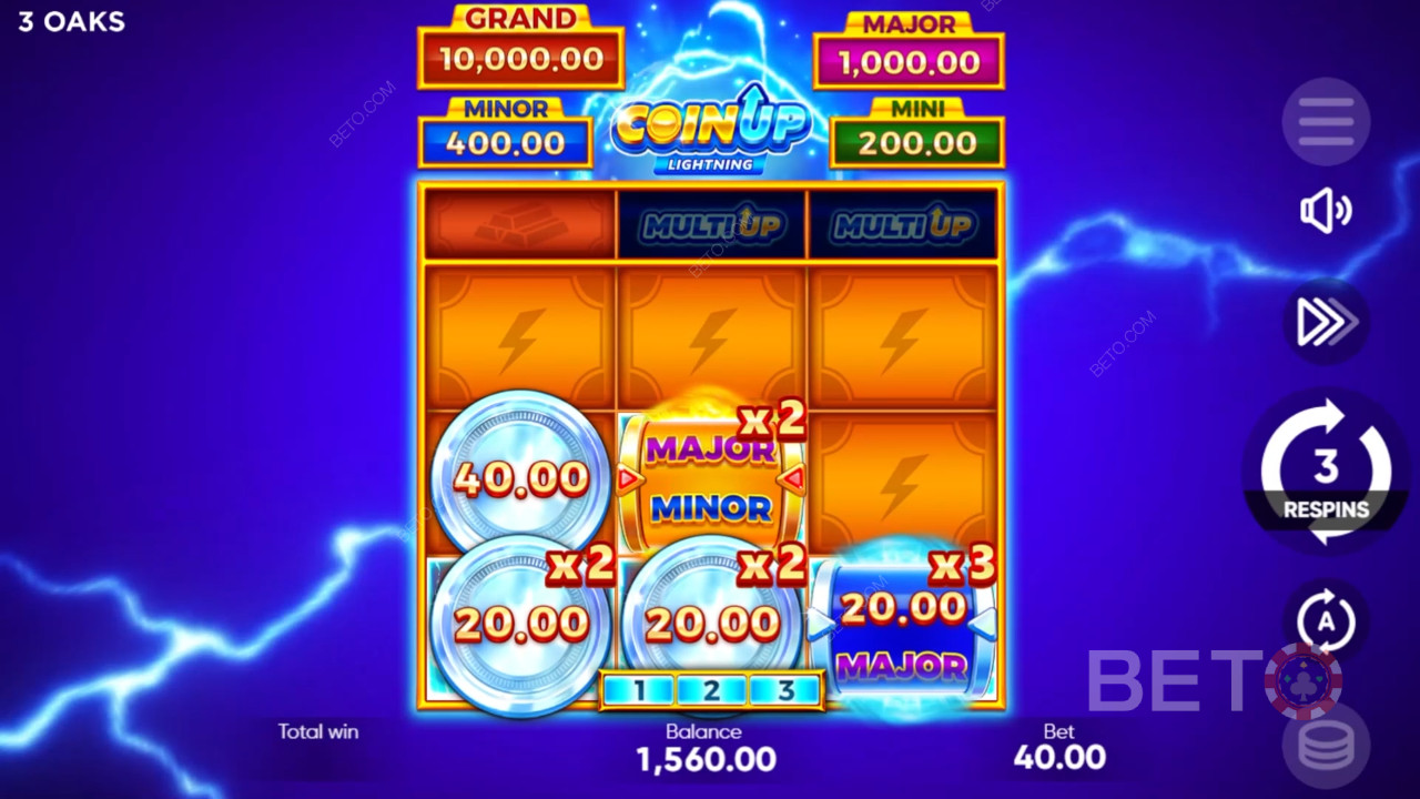 Veredicto para Coin Up: Lightning Online Slot