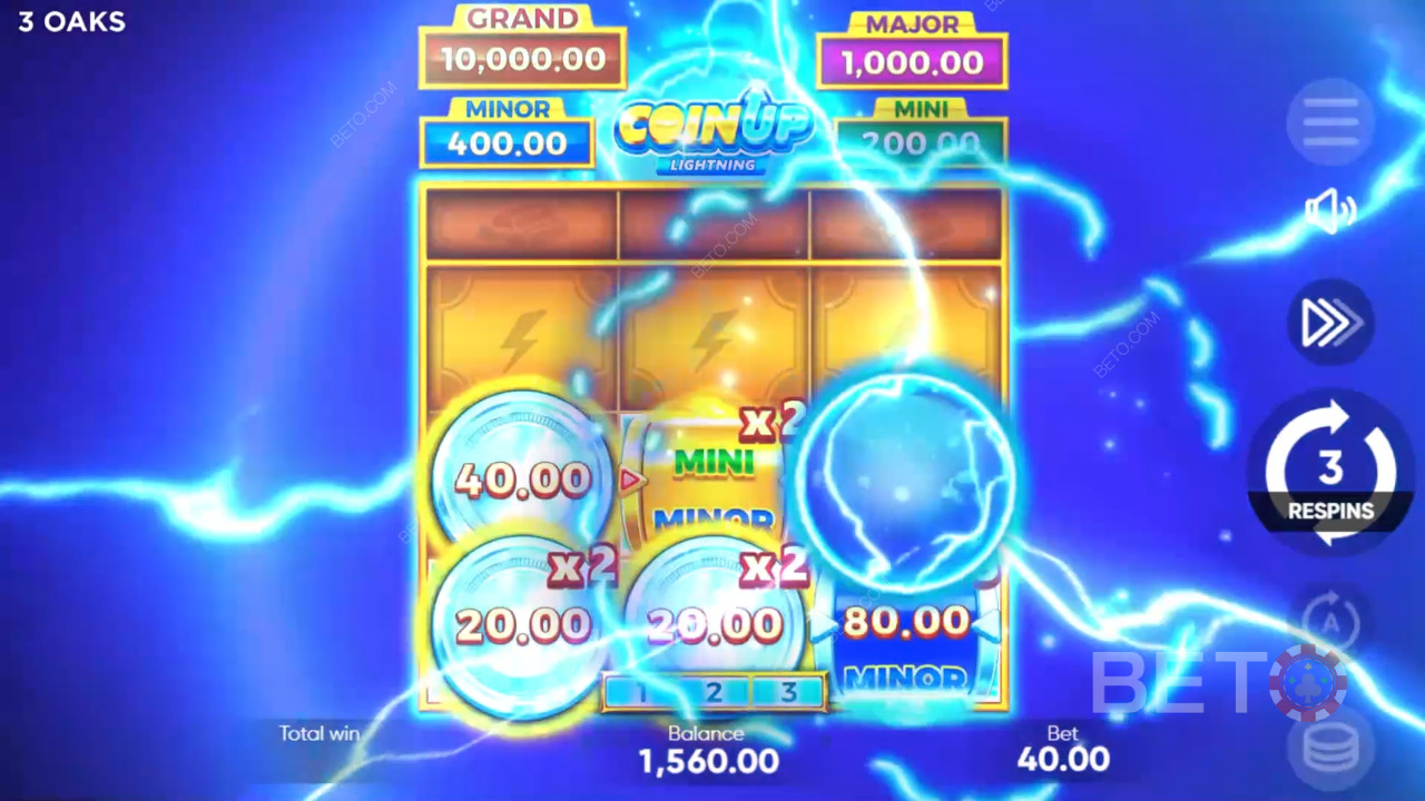Coin Up: Lightning Jogo Grátis