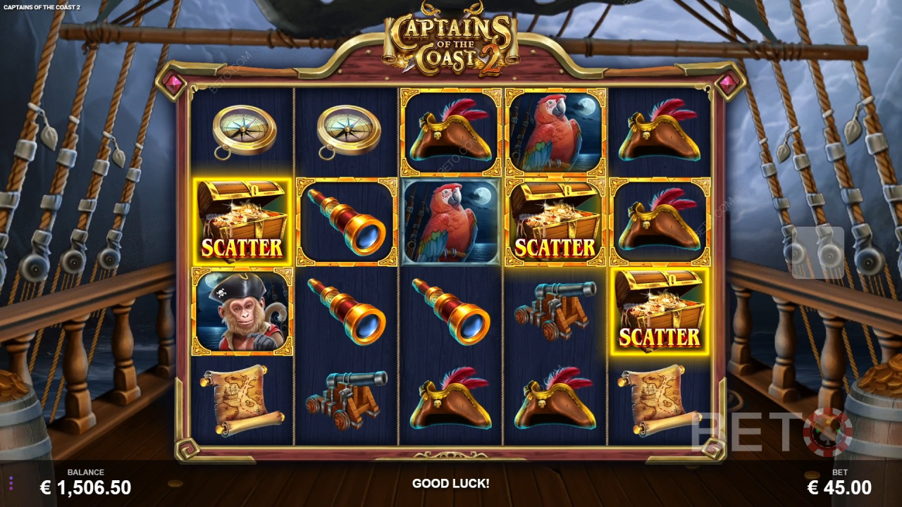 Captains of the Coast 2 Revisão por BETO Slots