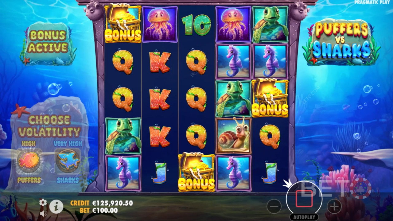 Puffers Vs Sharks Avaliação por BETO Slots
