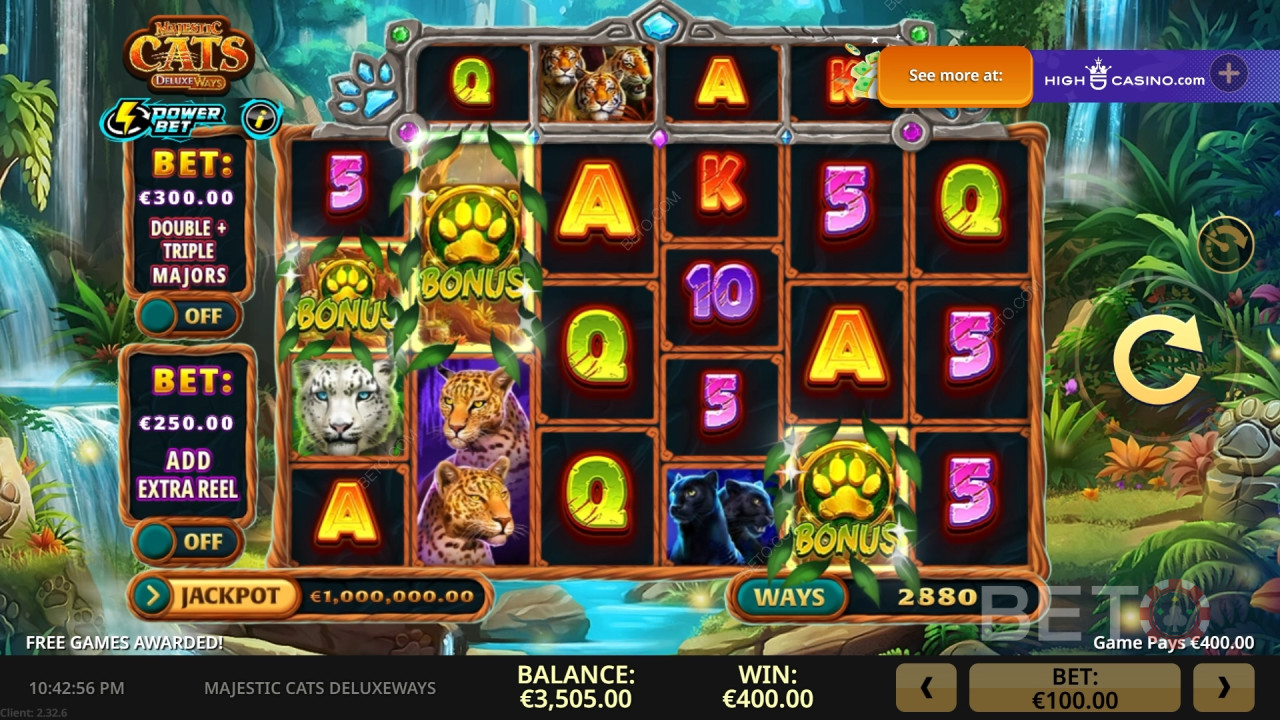 Majestic Cats DeluxeWays Revisão por BETO Slots