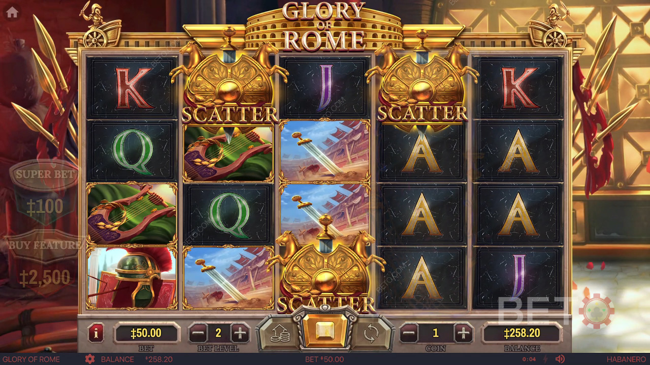 Glory of Rome (Habanero) Jogo Grátis