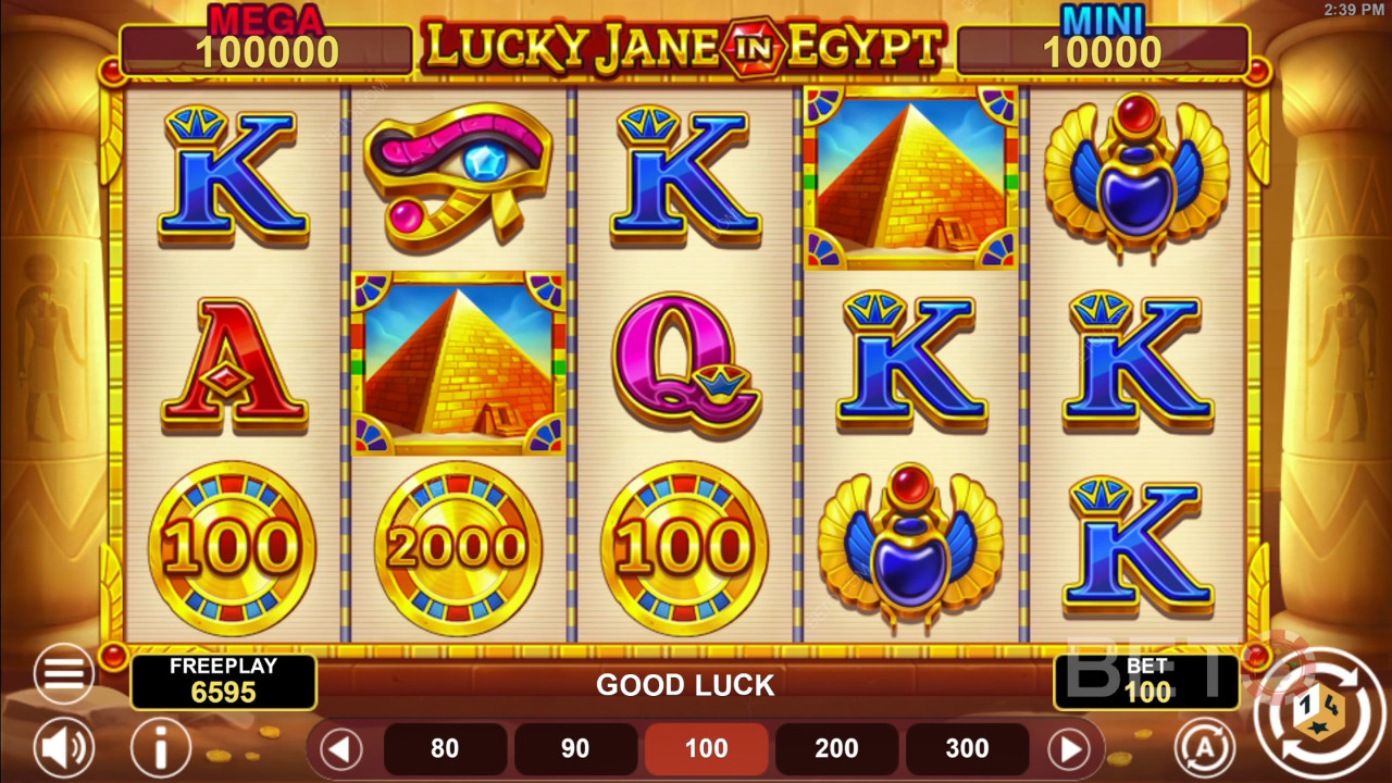 Lucky Jane in Egypt Hold & Win Resenha por BETO Slots