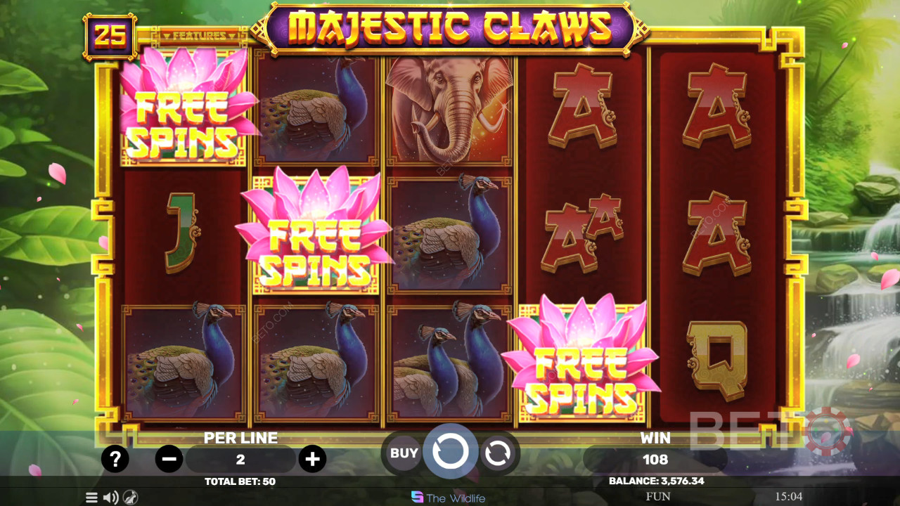 Majestic Claws Resenha feita por BETO Slots