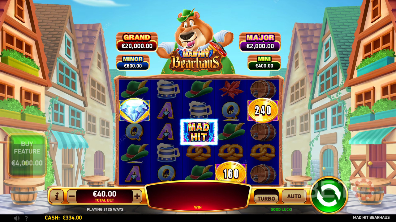Crítica de Mad Hit Bearhaus por BETO Slots