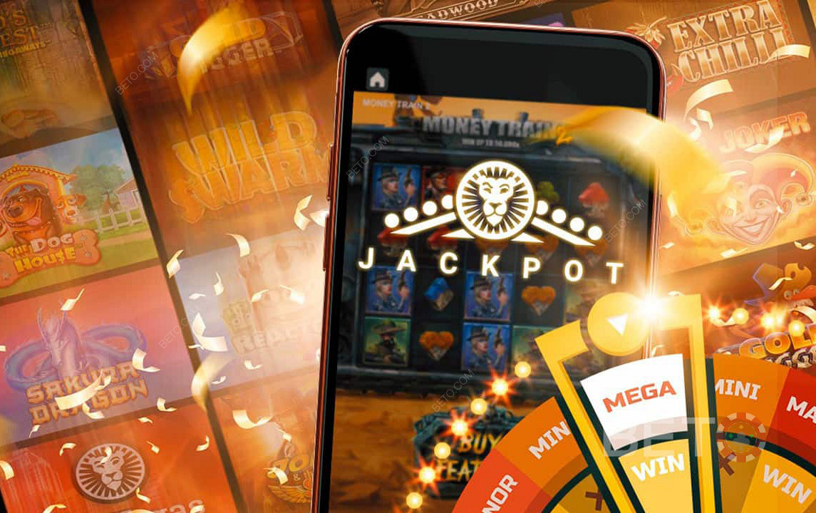 Os jackpots progressivos dos principais fornecedores de jogos estão disponíveis no Casino LeoVegas.