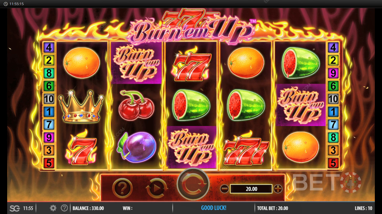 777 Burn' Em Up Jogo Grátis