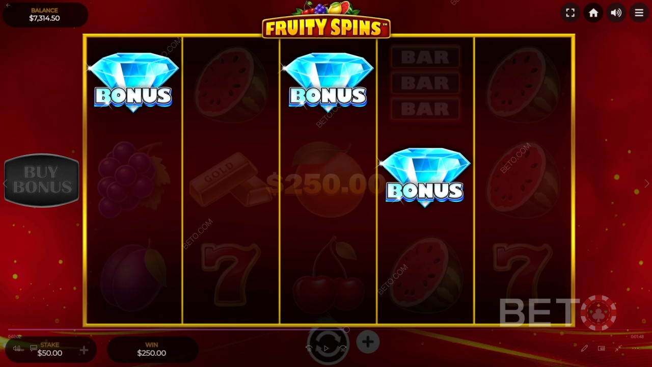 Revisão de Fruity Spins por BETO Slots