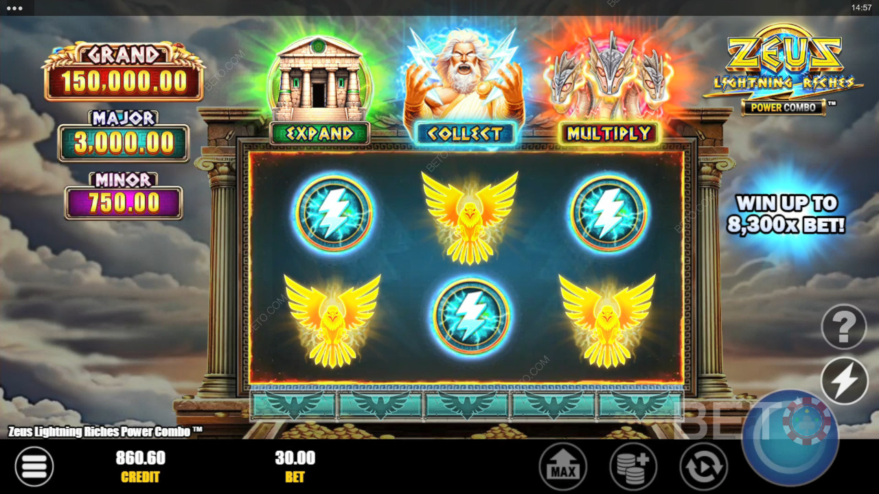 Zeus Lightning Riches Power Combo Resenha feita por BETO Slots