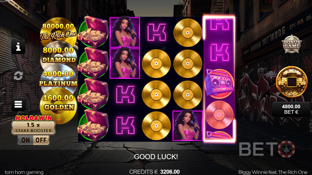 Biggy Winnie feat. The Rich One Resenha por BETO Slots
