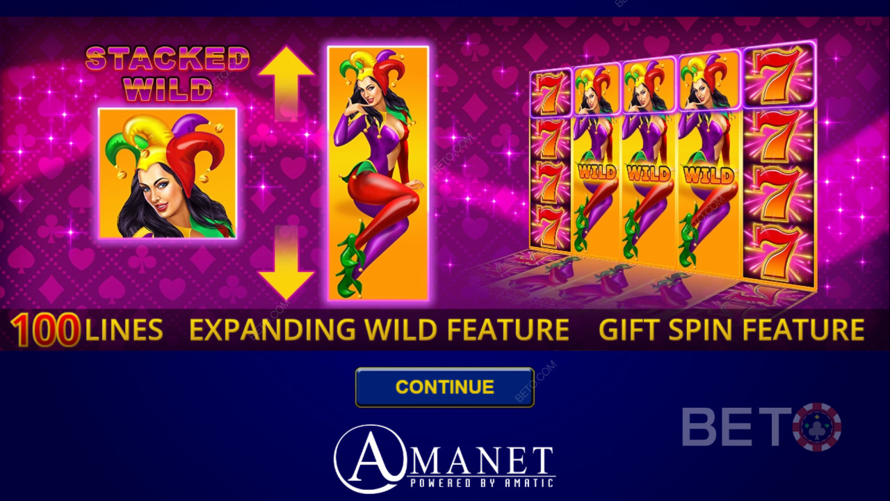 Ganhe 11.666x a sua aposta na Slot Lucky Joker 100 Extra Gifts!